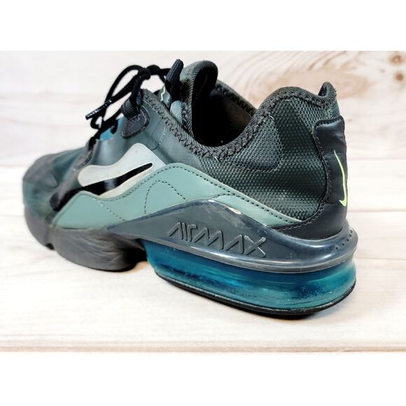 Nike AirMax Infinity 2 Men's Green & Black Athletic Running Sneakers Size 9.5 - Picture 11 of 16